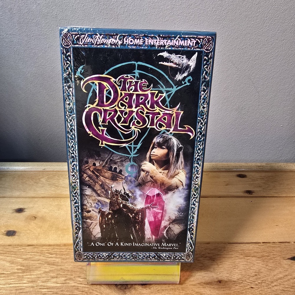 Vintage 1999 The Dark Crystal Jim Henson Rated PG Drama Mystery Classic Sealed